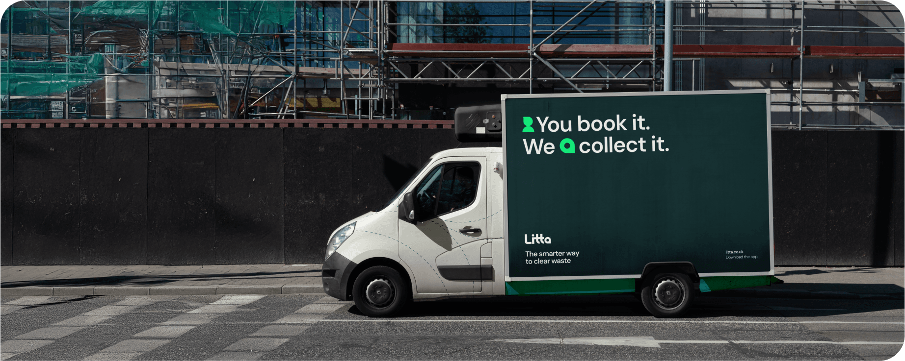 Litta Branded Truck - Professional waste collection vehicle